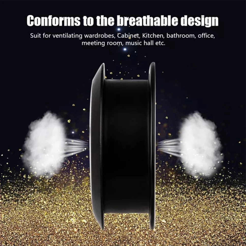 

Pack of 5 Double Sided Vent Covers for Shoe Cabinet Wardrobe Kitchen Bathroom Office Meeting Room with Air Vent Holes