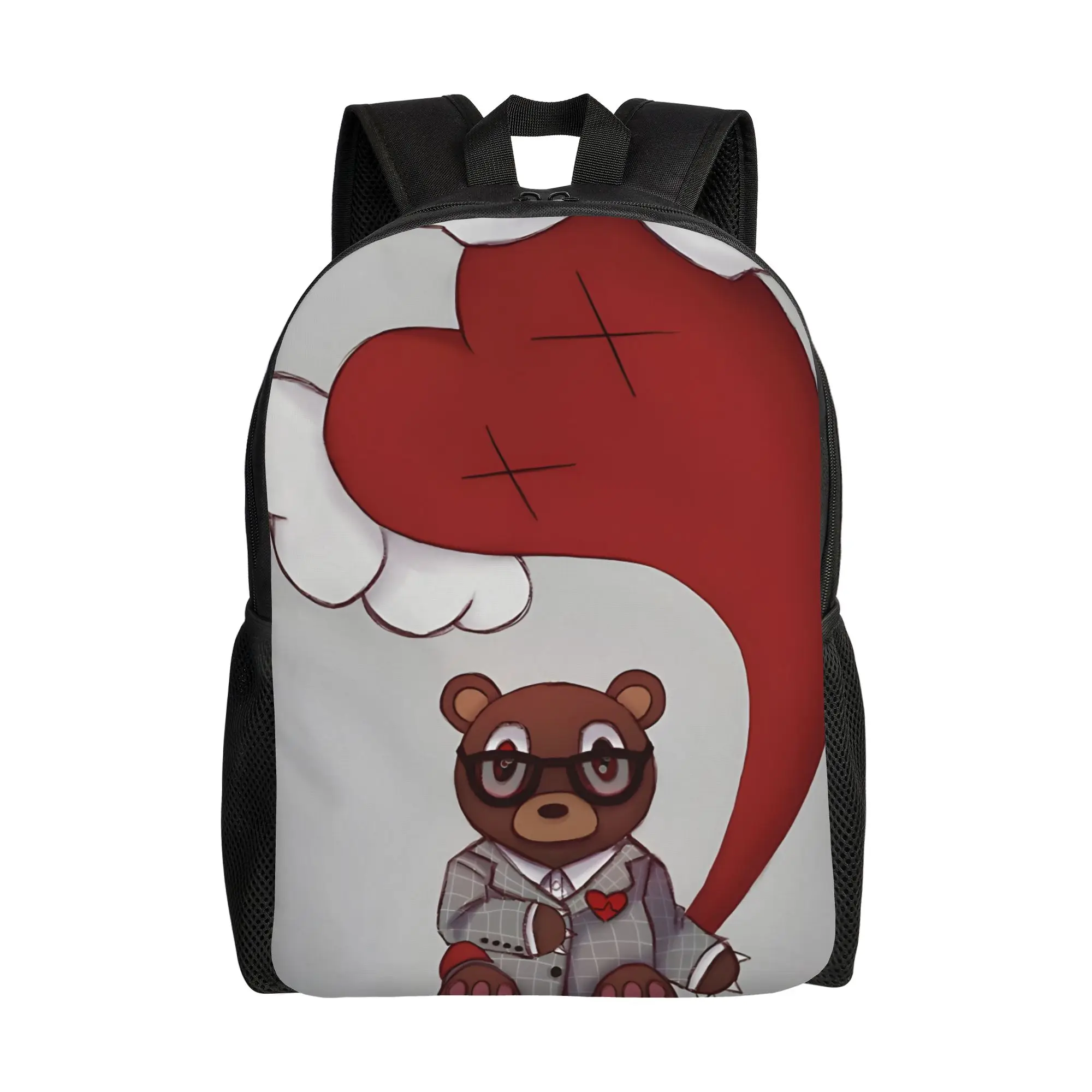 

808S And Heartbreak Dropout Bear Graduation Backpack Office Workers Daily mochila Large Capacity Schoolbag For Graduates Gift