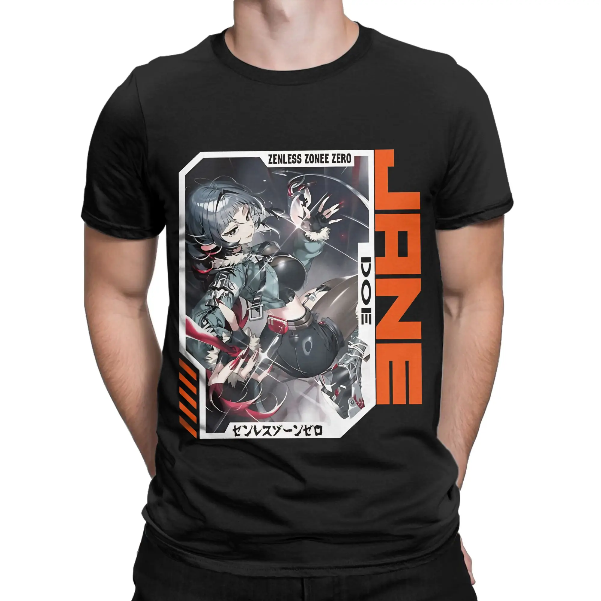 Jane Doe  Zenless Zone Zero Classic Shirt Novelty 100% Cotton T-Shirt Zenless Zone Zero Tops Tees For Men