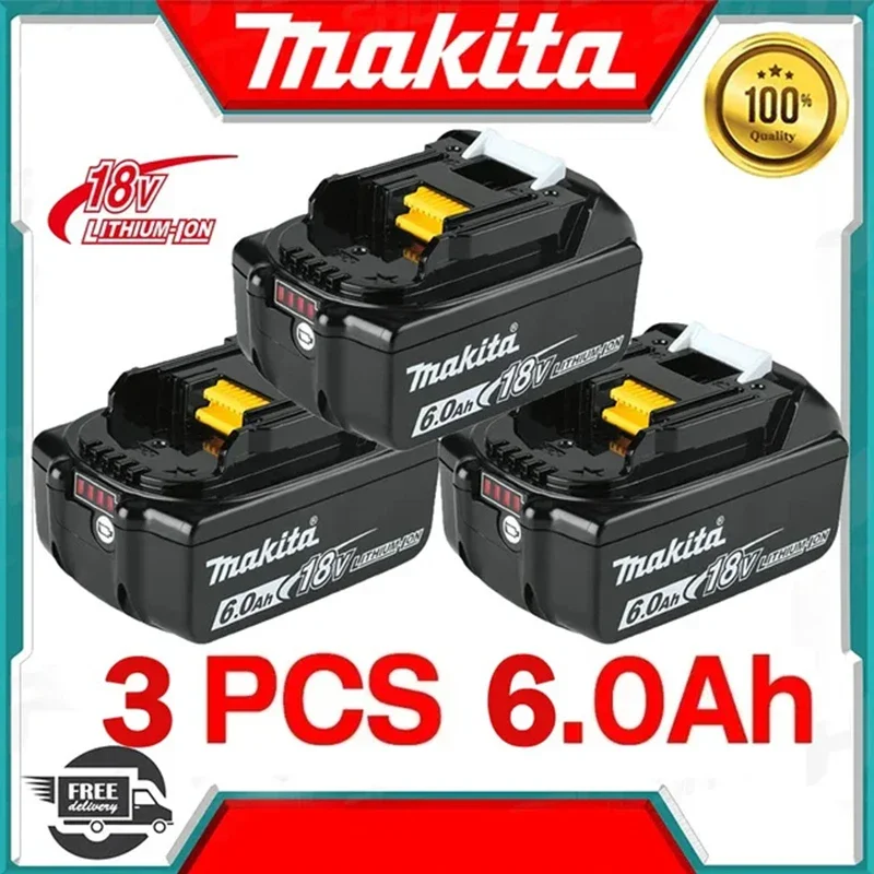 

100% Original Makita 3/5/6.0Ah 18V Li-ion Battery Charger DC18RF BL1840 BL1830 BL1430 BL1440 DC18RC Charging Tool With USB Port