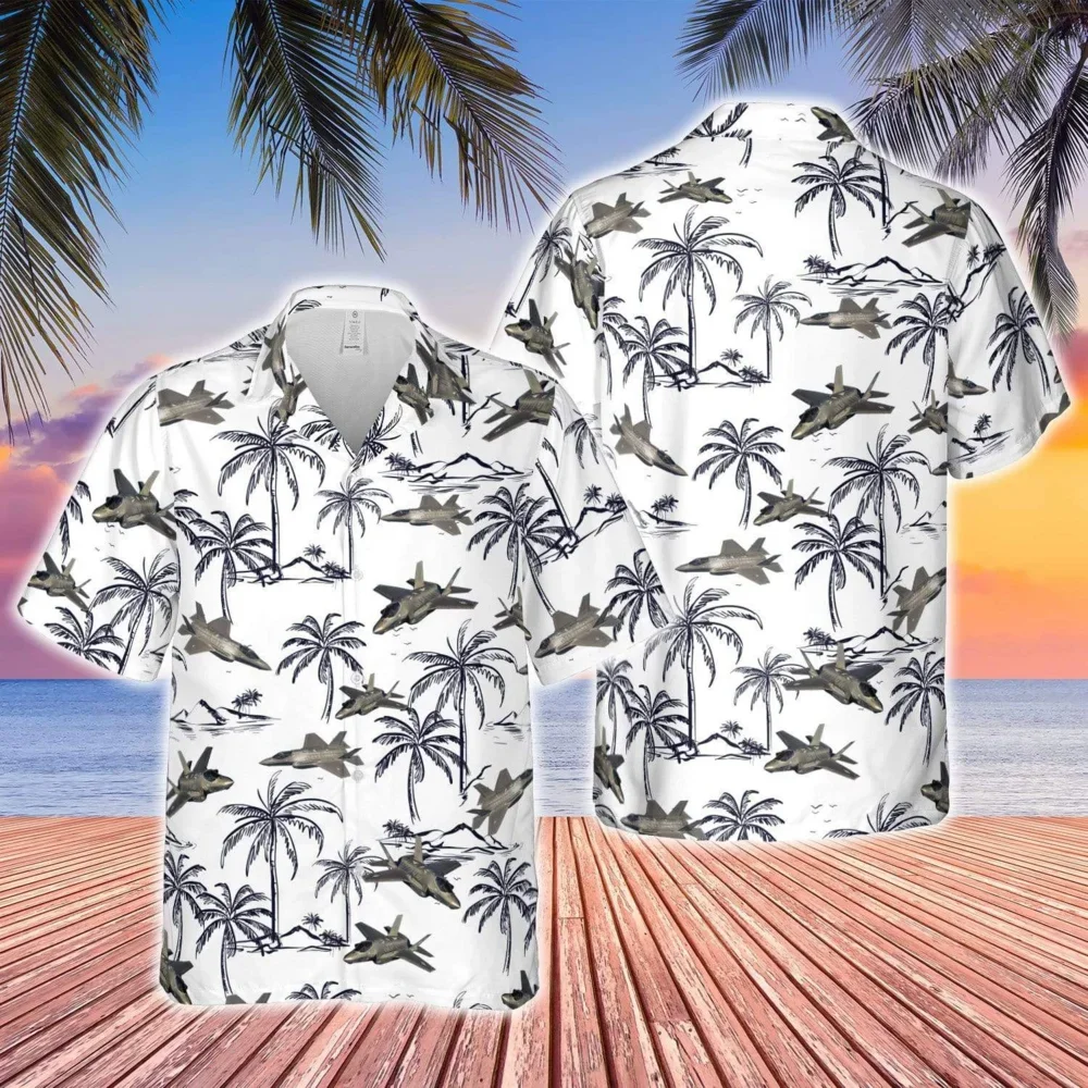 Hawaiian Style 3D Printing Pink Piglet Summer Casual Loose Short Sleeve Shirt Street Men