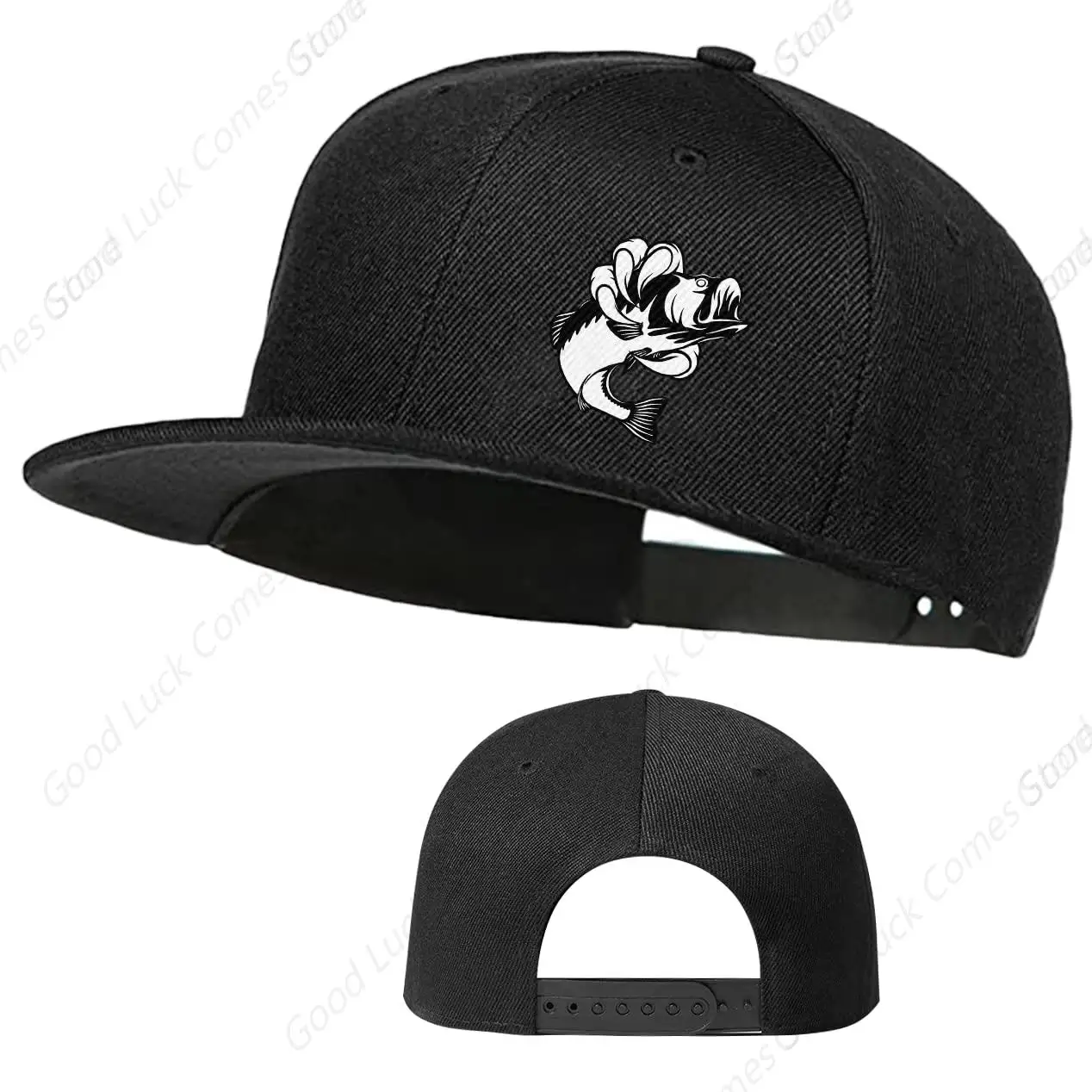 Eagle Claw Fish Snapback Hats for Men Flat Bill Hat for Boy Animal Eagles Fishing Hunting Baseball Caps