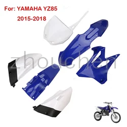 Motorcycle Plastic Kit Fender Radiator Shrouds Number Plate Fairing Cover For YAMAHA YZ85 YZ 85 2015 2016 2017 2018 Dirt Bike