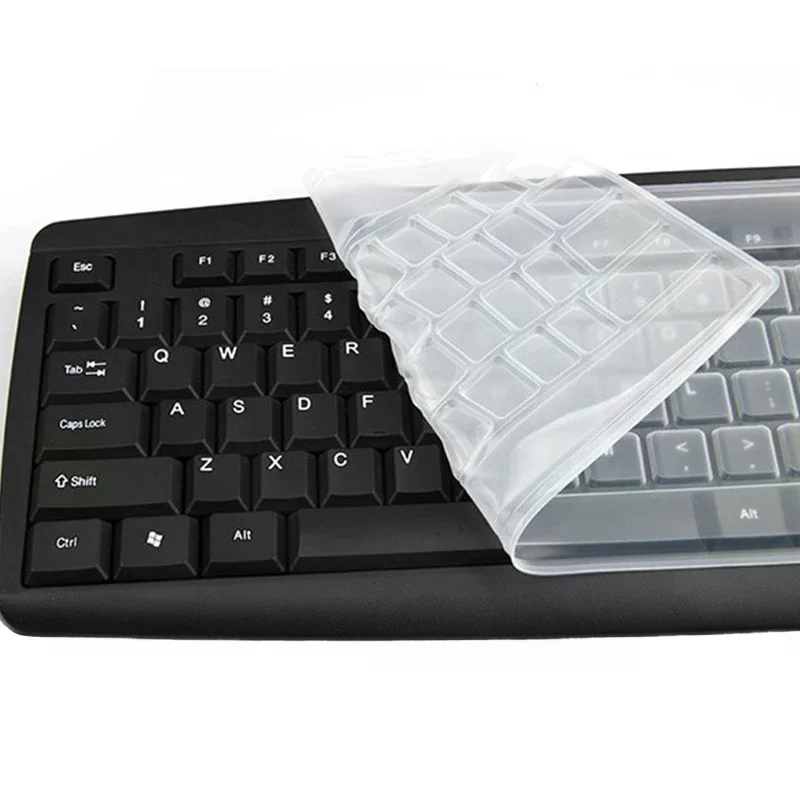 Universal Dustproof Silicone Desktop Computer Keyboard Cover Skin Protector Film Cover Keyboard Film