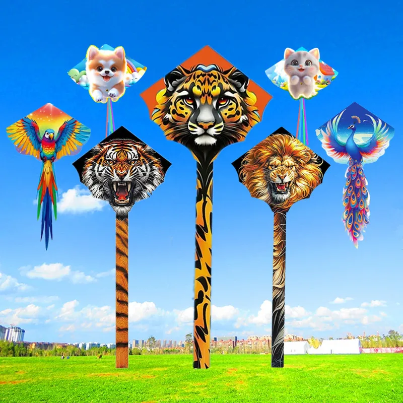 Aquiloni animali volanti aquiloni per bambini aquiloni serpente all'aperto aquilone leone nuovo aquilone aquiloni cavallo giocattoli sportivi aquiloni per bambini pesca aquiloni bar