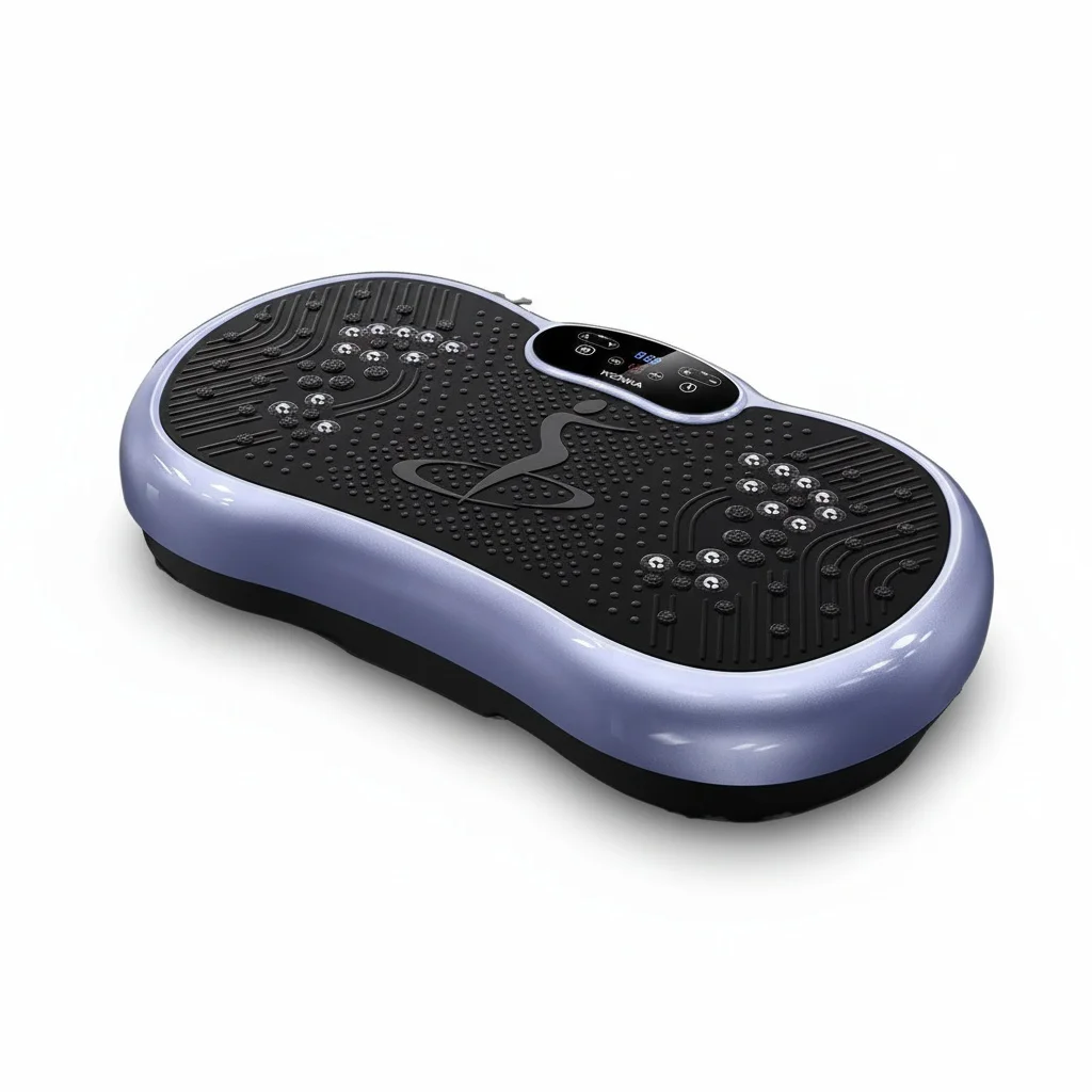 

Whole Body Vibration Plate, 55x33x12cm PC Rubber Vibration Fitness Machine, Electromagnetic Fat Burning Machine Home Use