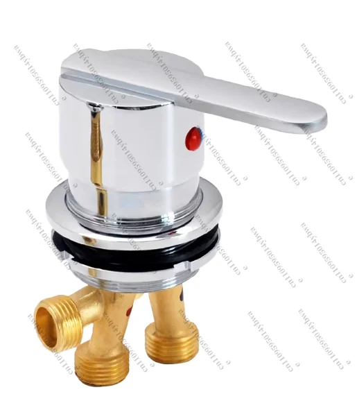 

Смеситель для душа с двумя входами и одним выходом, для горячей и холодной воды, аксессуары для ванных комнат