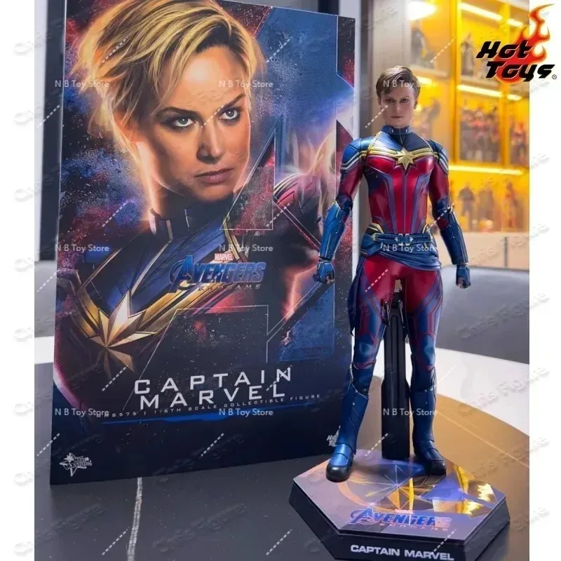 

In Stock Genuine HOTTOYS HT MMS575 MMS522 MMS521 Avengers 4: Captain Marvel 1.0 2.0 Action Figure Collection Gift