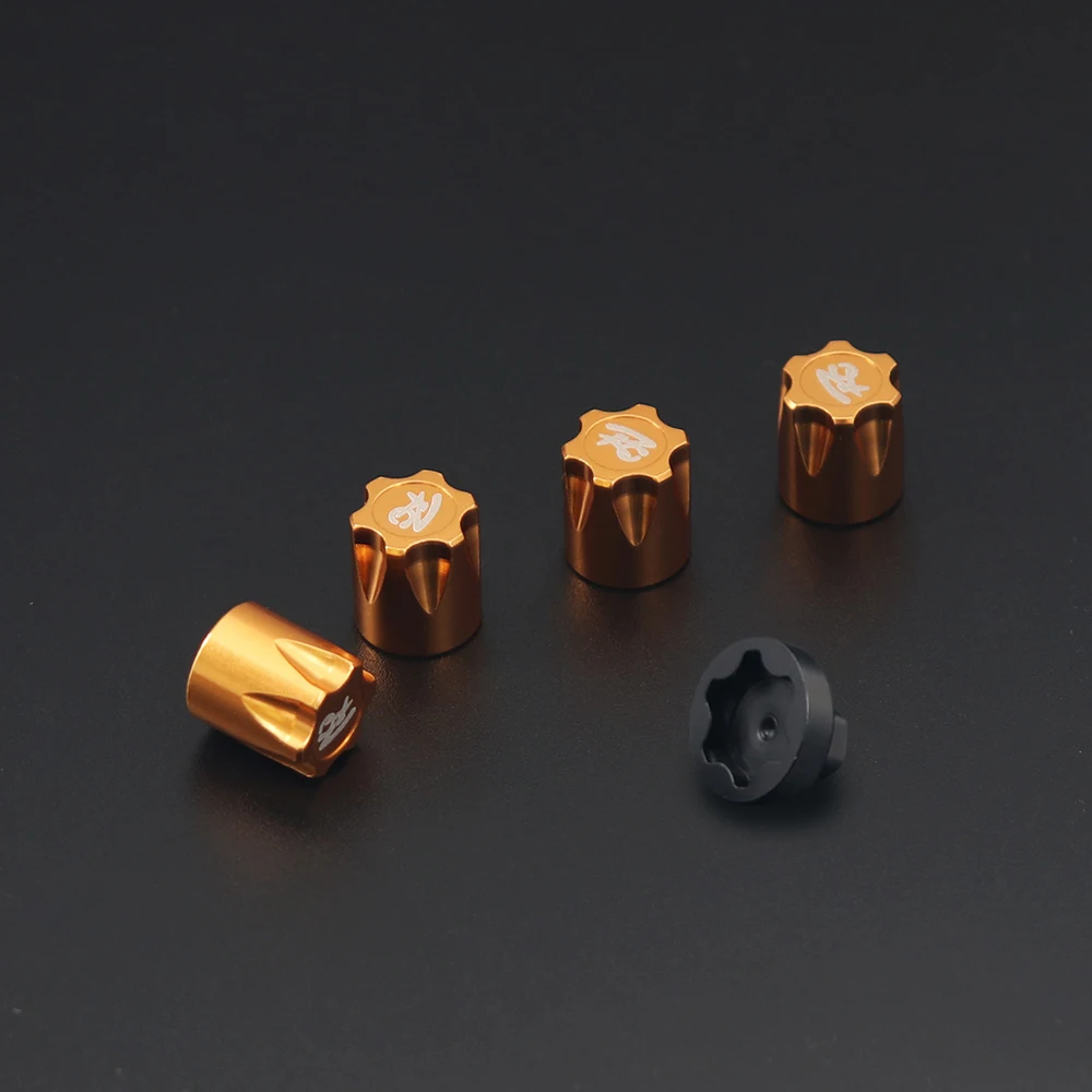 Écrous De Roue RC M4 (lot De 4) – Bouchons Centraux En Aluminium Anodisé Pour Axial SCX10 90046 D90 - 9