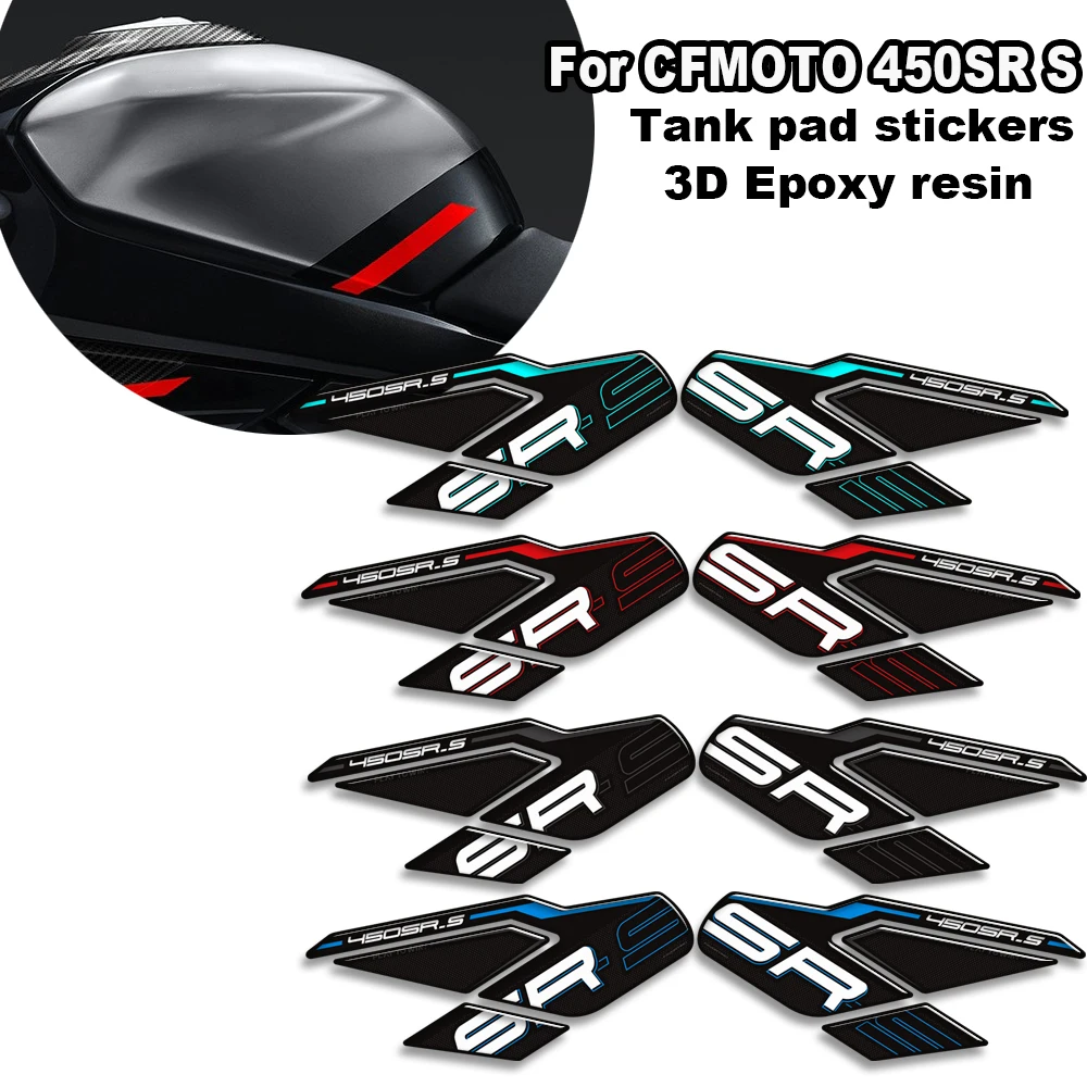 

For CFMOTO 450SR S 450 SR 450SRS Motorcycle Protector Tank Knee Pad Grips Gas Fuel Oil 3D Stickers Decals 2023 2024 2025