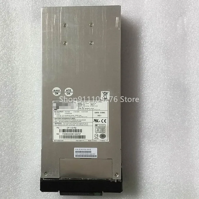 Original Disassemble PSU for 3Y YM-5411B 405W server redundant power supply module CP-1121R2