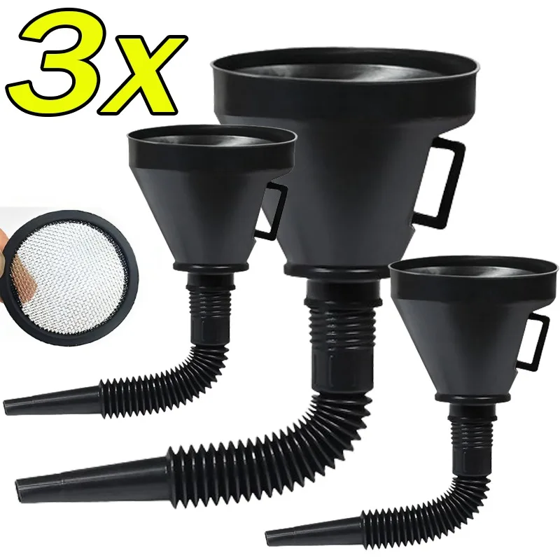 

Car Refueling Funnels Telescopic Portable Plastic Funnel for Car Motorcycle Oil Gasoline Filling Funnel Tools Accessories