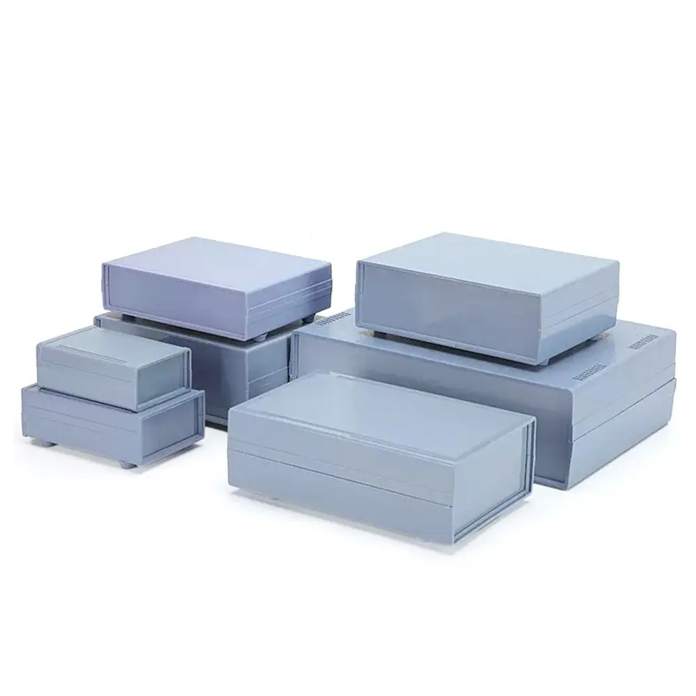 Grey High Quality ABS Plastic Electronic Project Box Enclosure Boxes Instrument Case Waterproof Cover Project