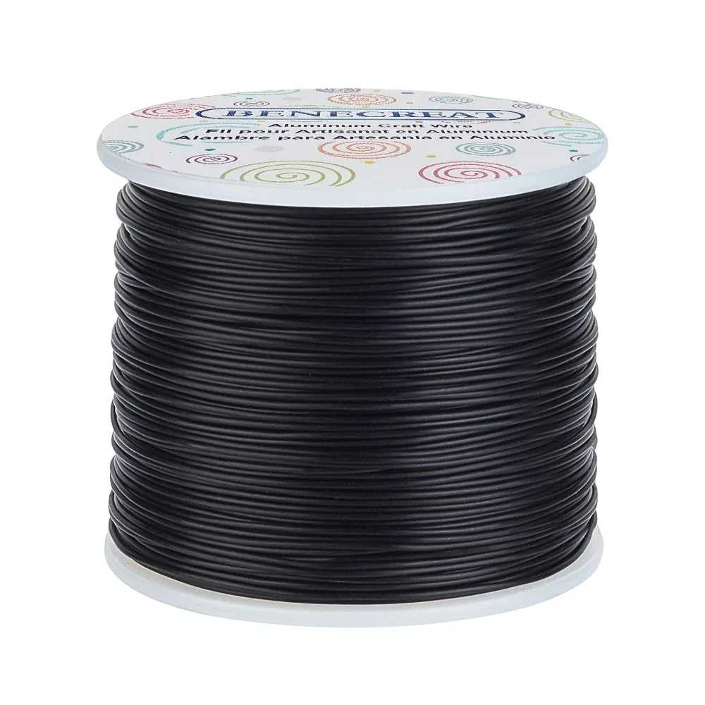 18 Gauge Matte Jewelry Craft Wire 492 Feet Tarnish Resistant Aluminum Wire for Beading Sculpting Model Skeleton Making Kit