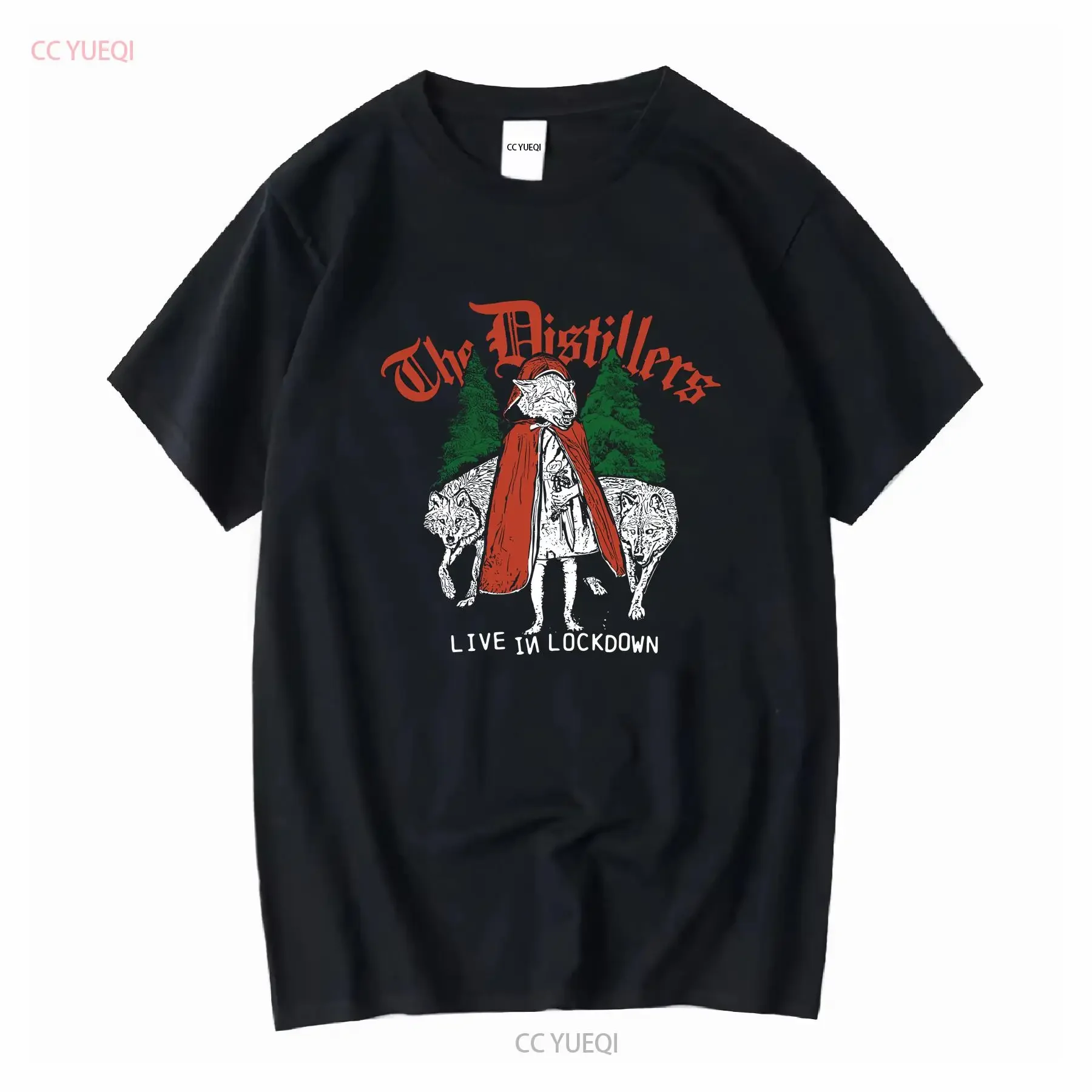 The Distillers Live In LockDown Black Size S to 234XL T Shirt AC201 vintage Washed Comfortable graphic Versatile Casual fashion