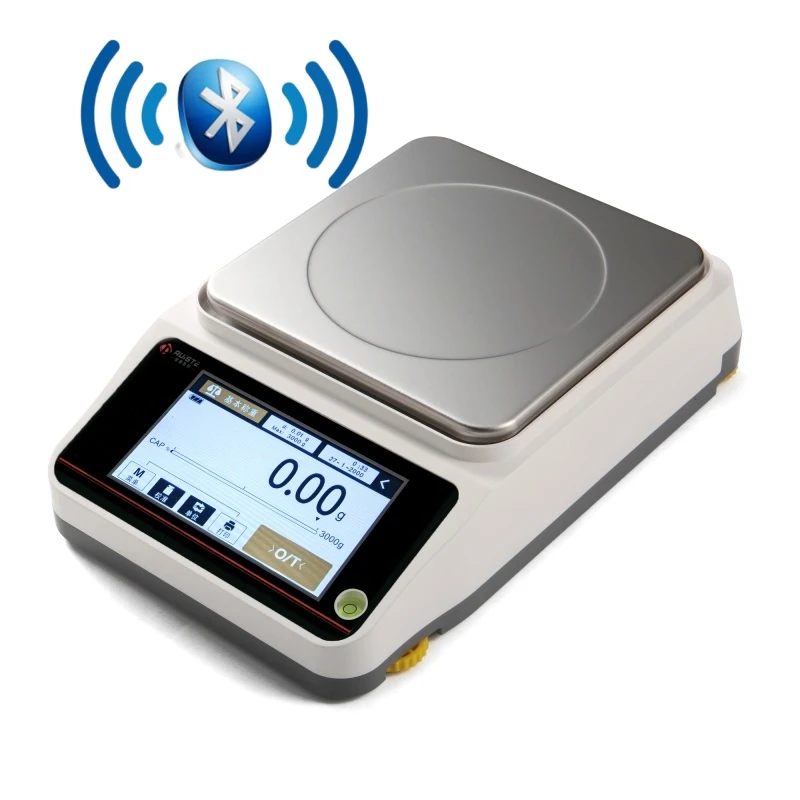 Veidt Weighing 3kg 0.01g Pure Stainless Steel Electronic External Calibration RS232 Interface Lab Balance Micro Analytical Scale
