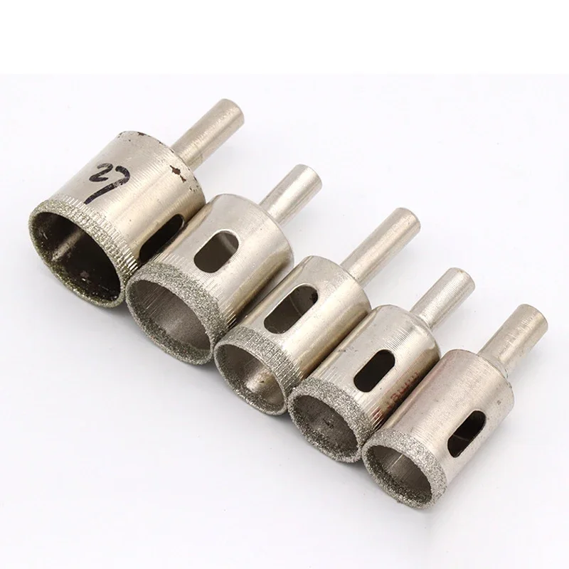1pcs 4-80mm Saw Hole Drill Bit Diamond Coated Electroplated Glass Bit Cutter Tile Marble Diamond Glass Hole Opener 8mm Shank
