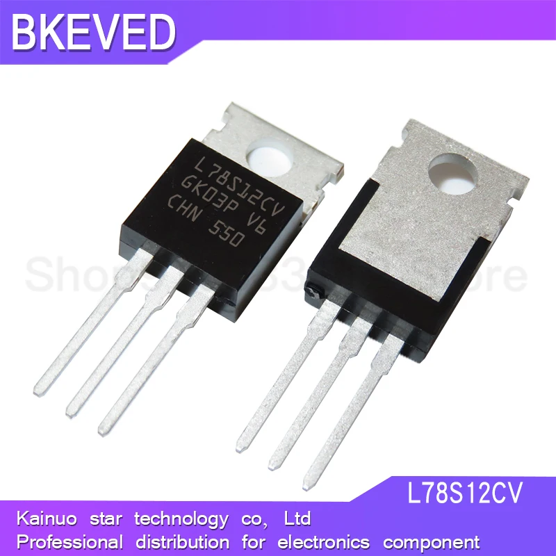 10pcs L78S12CV TO-220 L78S12 TO220 78S12 Three terminal voltage regulator circuit 12V 2A high current