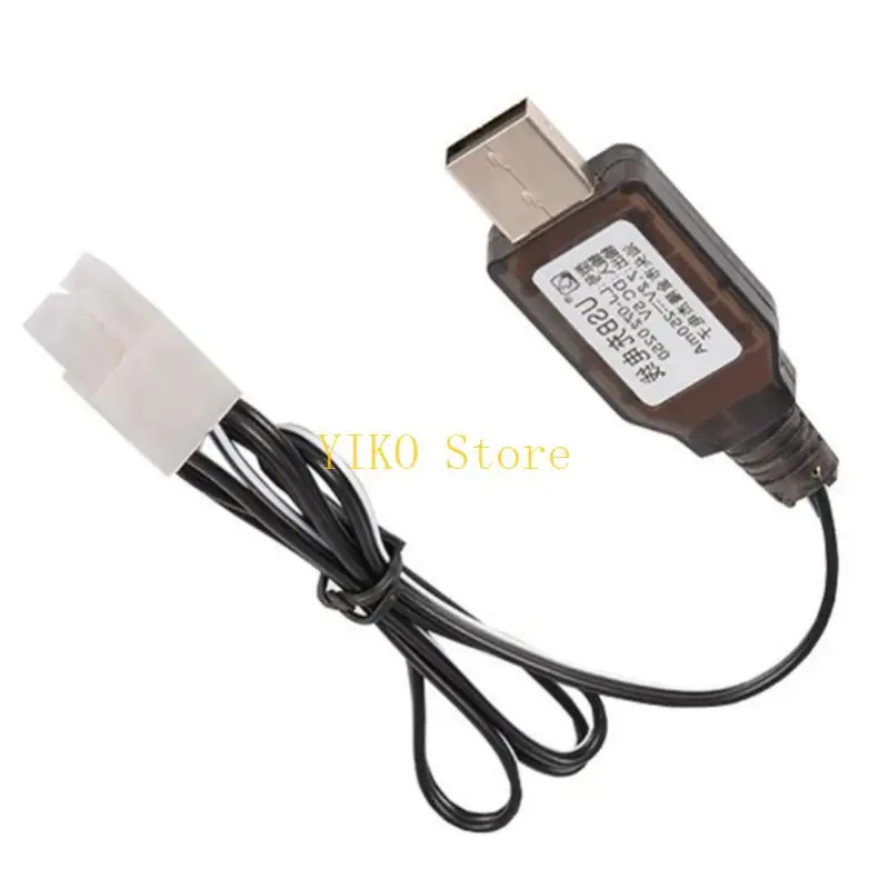 K32C L6.2-2P USB Power Cable Compatible for 7.2V NiMH NiCD Batteries 60cm/23.62in