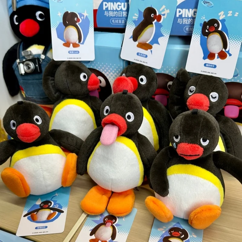 

Подлинная серия Pingu'S Daily, слепая коробка, тайная коробка с пингвином, фигурка, игрушечная модель, детский подарок на день рождения, Рождество