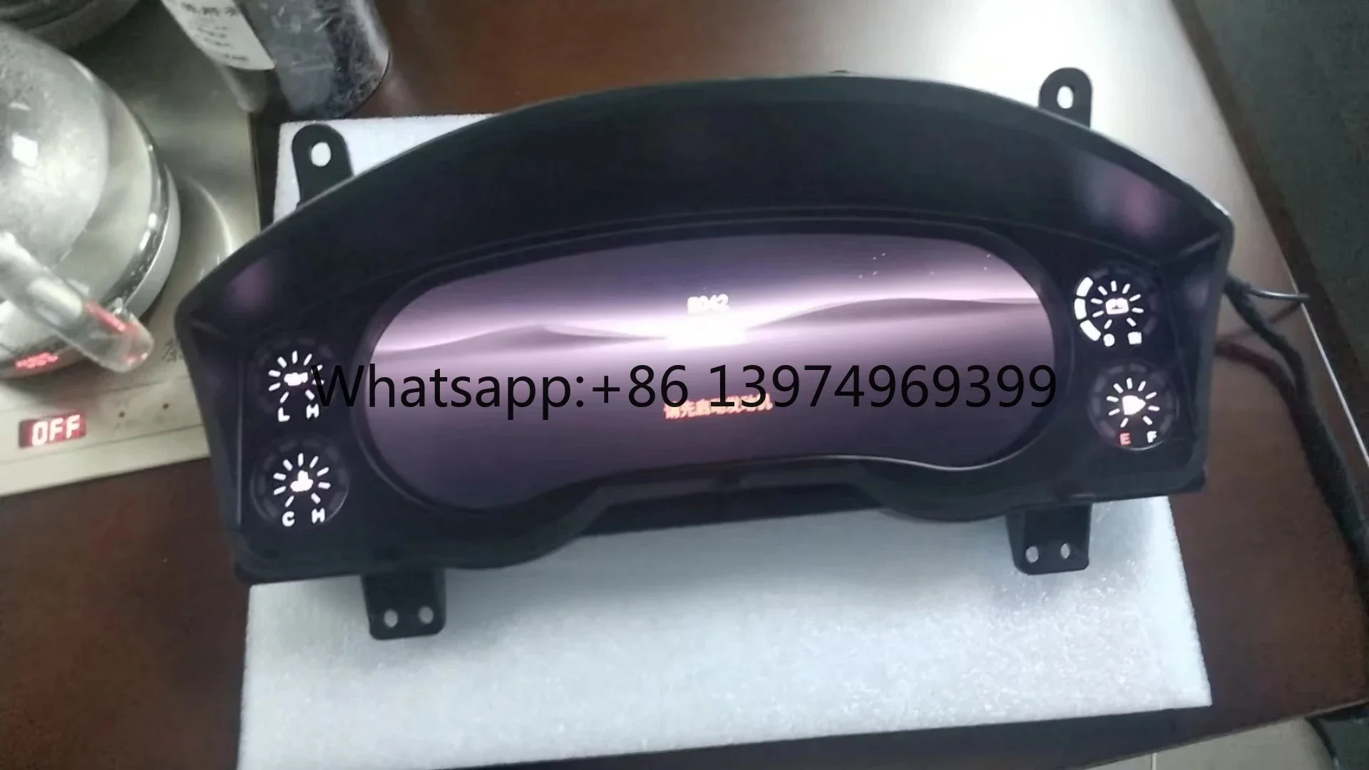 For Toyota Land Cruiser LC200 2008-2021 New Instrument Multifunctional Speedometer Screen Dashboard Player Linux
