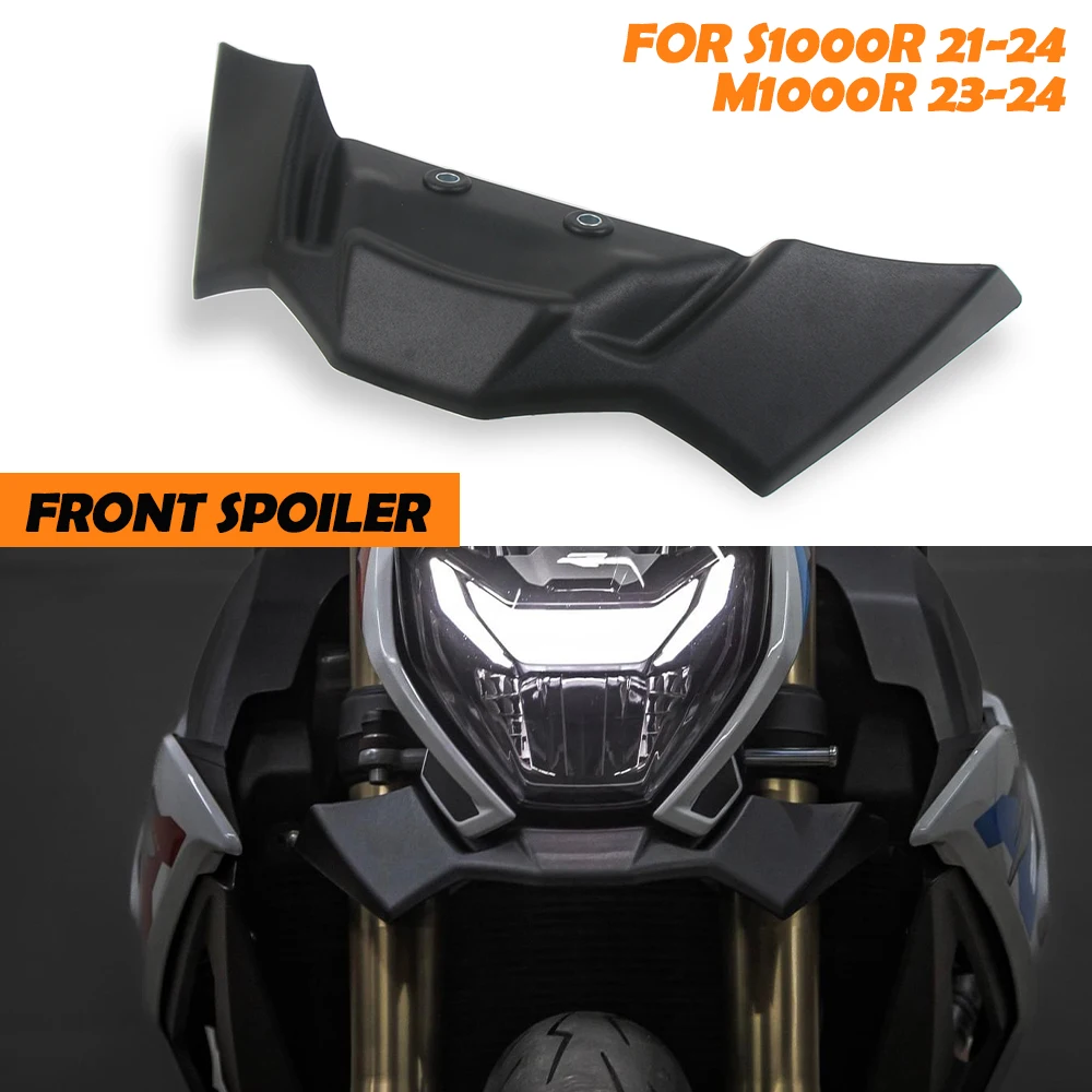 For BMW NEW S1000R S 1000 R S100 R 2021 2022 2023 Motorcycle Downforce Naked Front Spoiler Alerones Aerodynamic Wing Deflector