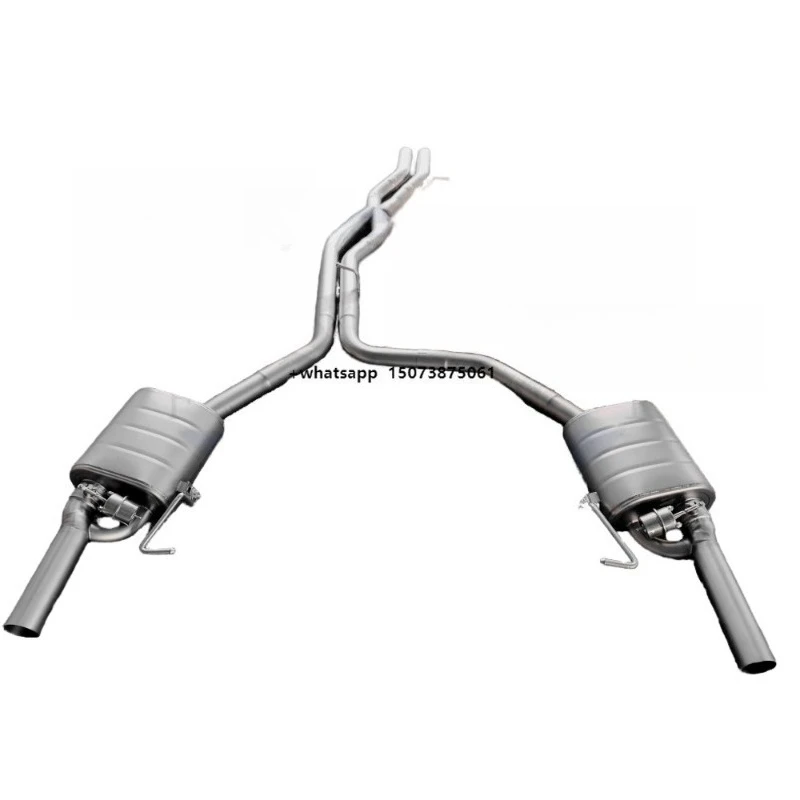 

HOT SALE Catback Exhaust for A8 C8 3.0T 2018-2022 Exhaust Pipes Stainless Steel Exhaust Muffler With Valve Control