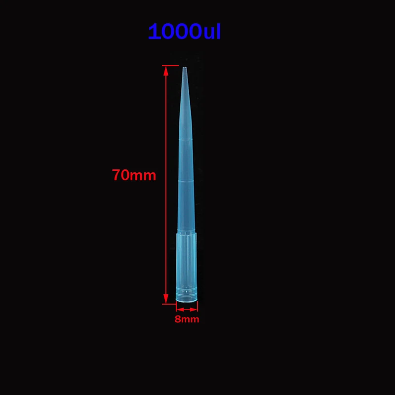 오토클레이브 가능한 실험실 피펫 팁, 플라스틱 피펫, 학교 교육 의료 용품, 10ul, 200ul, 1000ul, 5ml, 10ml