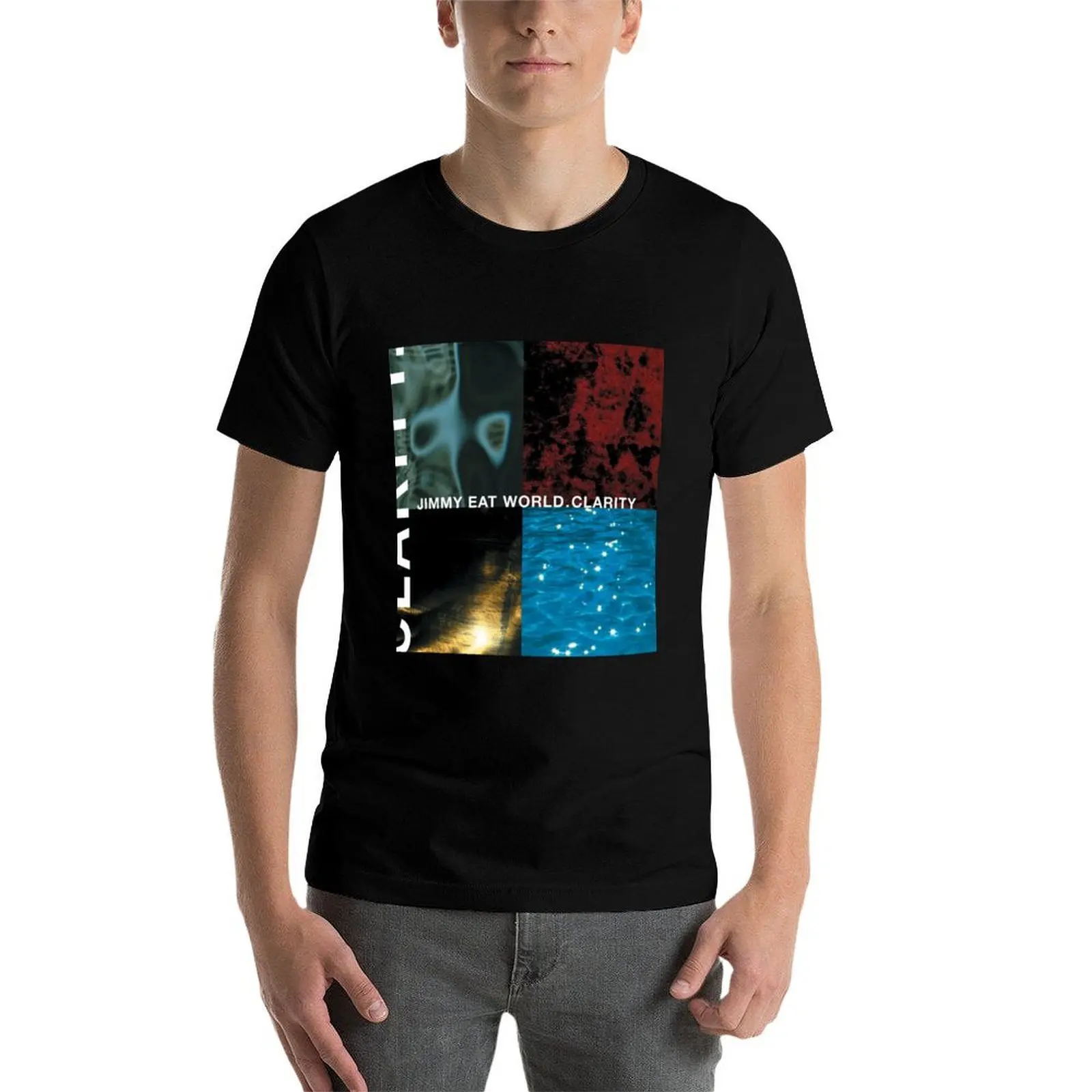 

Jimmy Eat World clarity 3 T-Shirt t shirt man designer t shirt men 100% cotton luxury brand T-Shirt