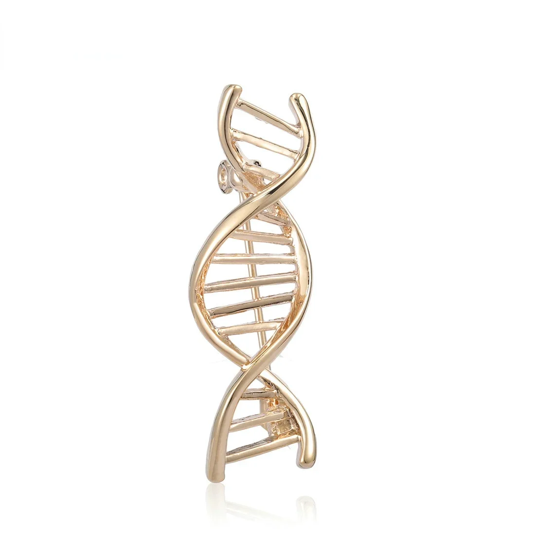 Blucome Gold Color Cell Shape Brooches For Women Medical Scientist Coat Shirt Badge Chemistry Jewelry Gift for Doctor Nurse Pins