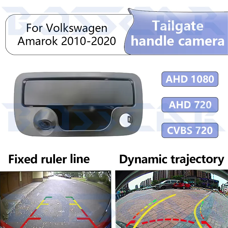 NTSC Pickup Tailgate Handle Reverse Camera For Volkswagen Amarok 2010-2020 Night Vision Waterproof Backup Camera