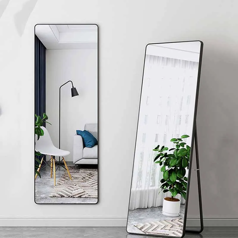 Nordic Mount Wall Mirror Rectangle Bedroom Floor Vintage Mirrors Wall Korean Standing Espejo Cuerpo Entero House Decoration