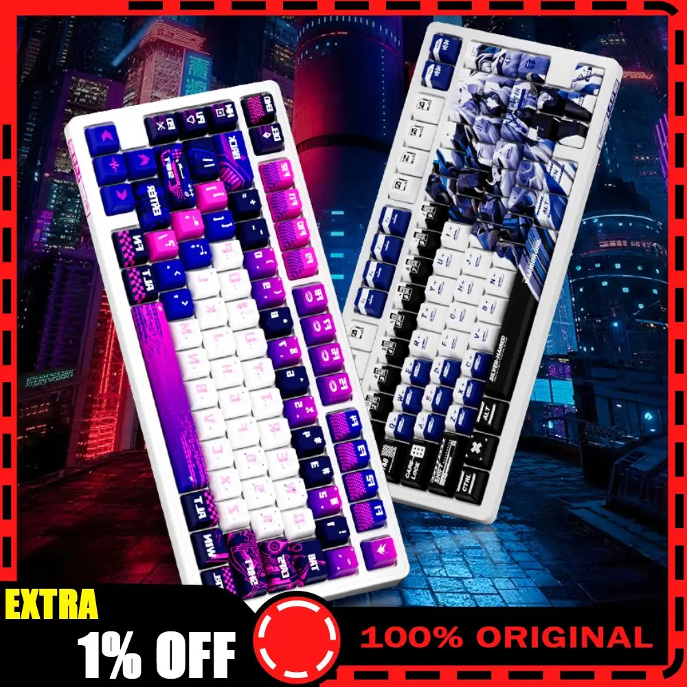 Rk R75pro Keyboard Mekanik Sakelar Magnetik Mode Tunggal Berkabel 0.1ms Latensi Rendah RT0.005mm Hot Swap Dengan Tombol Putar Keyboard Gaming PC