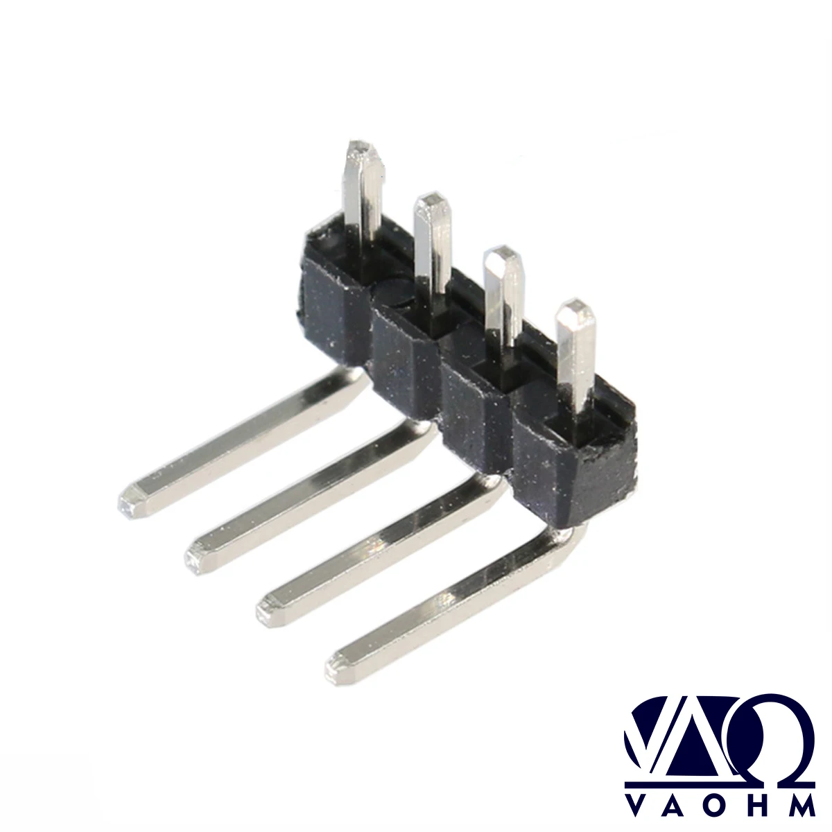 100PCS 2.54MM Pin Header Right Angle (90°)  2P 3P 4P 5P