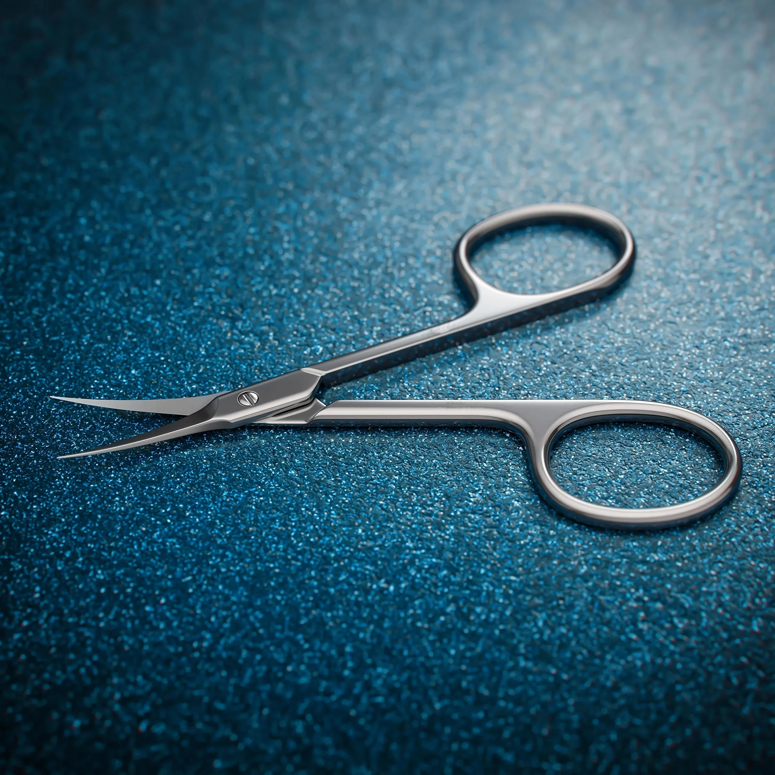 สแตนเลสสตีลกรรไกรหนังกําพร้า Hypoallergenic เล็บ & Beauty Grooming เครื่องมือสําหรับคิ้ว,ขนตา,กรรไกรความงามทนทาน