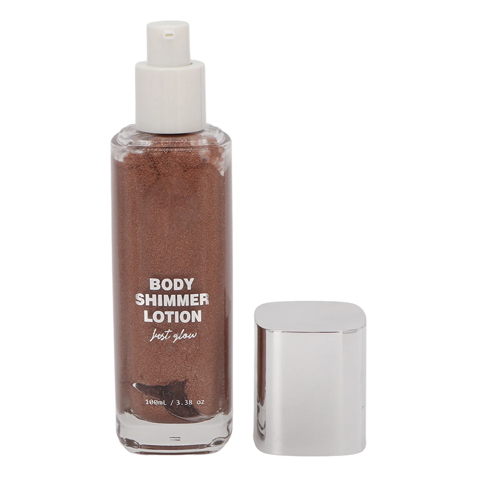 Body Face Highlighter Oil Moisturizing Glowing Skin Quick Dry Reflection Polishing Glitter Shimmering Oil 100ml Bronze