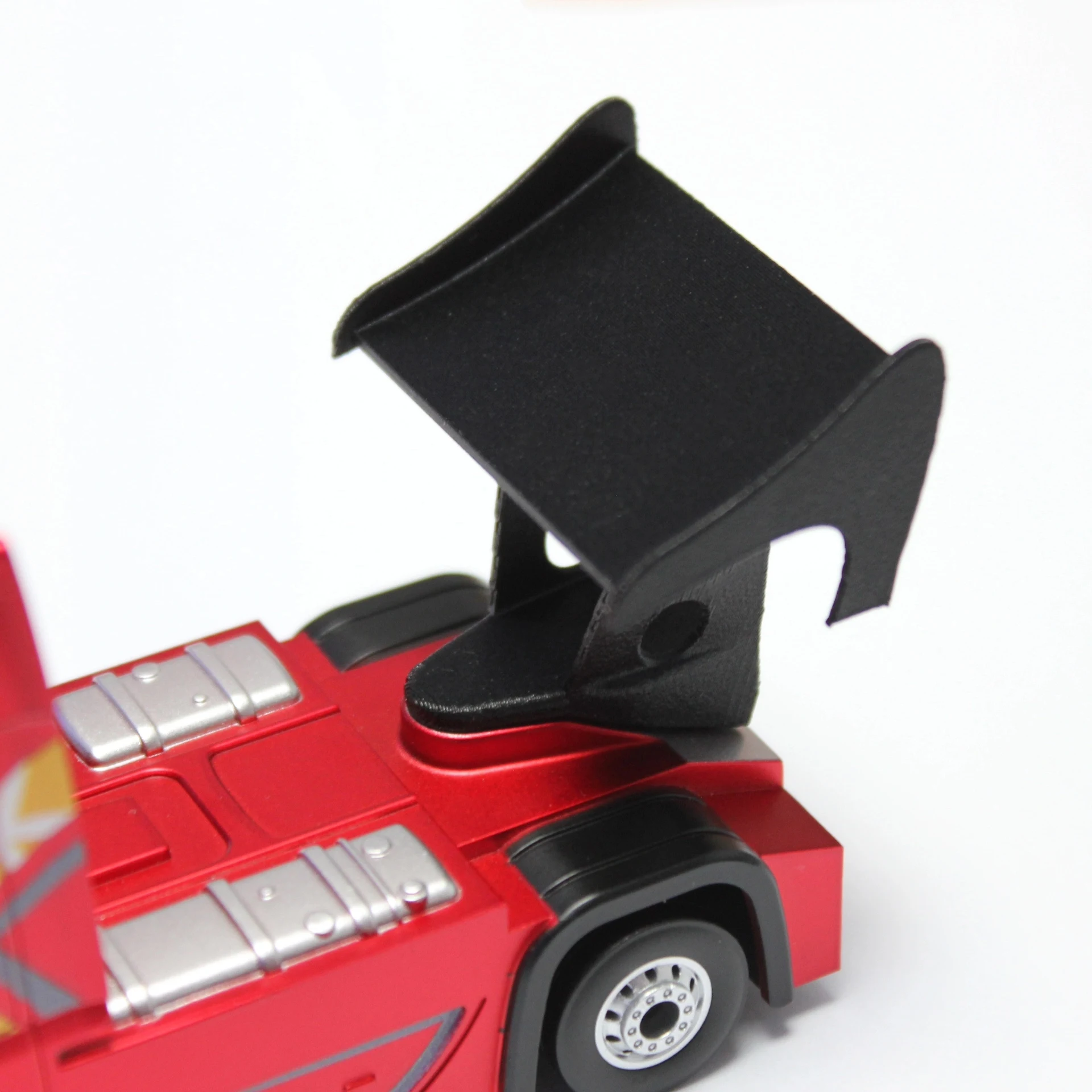 Magnetic Rear Wing for WLtoys 6408 1/64 Scania RC Container Truck Quick Release Installation Upgrade Parts Trailer-Friendly 3D