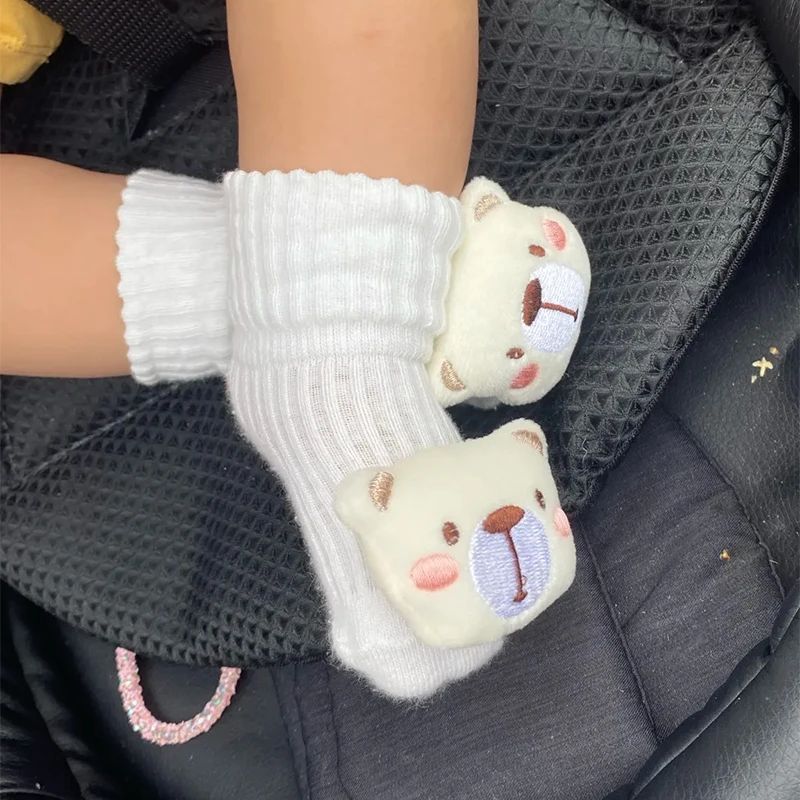 1 Pair Four Seasons 0-6Months Cute Cartoon Panda Newborn Baby Boy Girl Socks 100%Cotton Soft Infant Accessories
