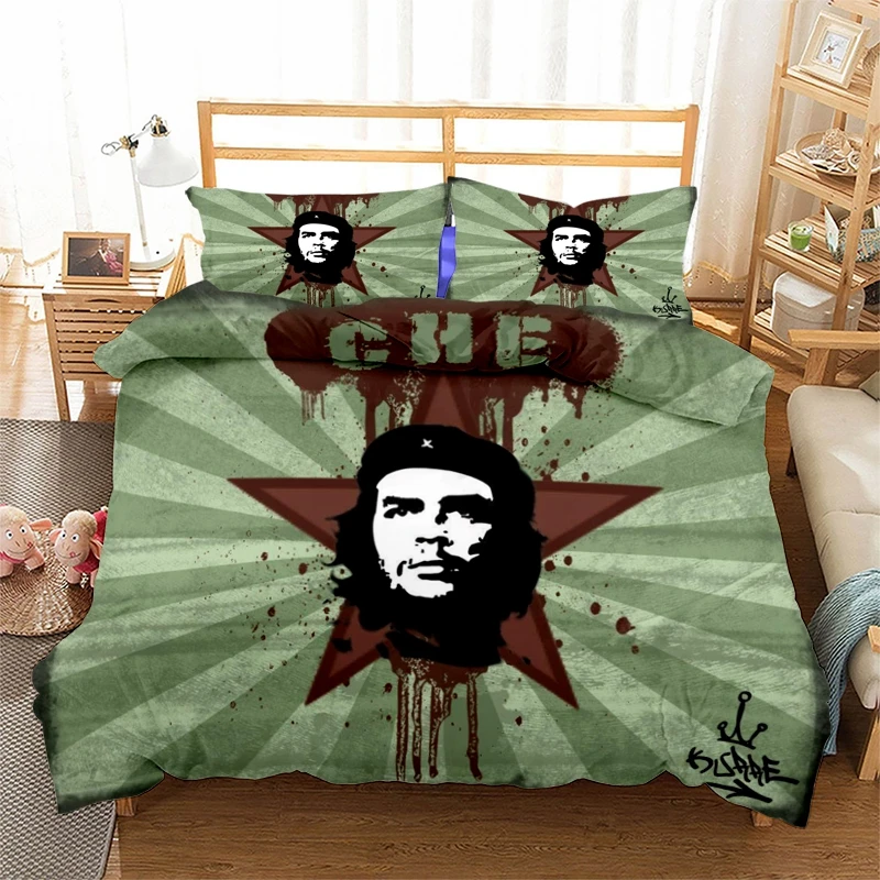 Marxist Revolutionary Hero Che Guevara 3D Printed Bedding Set Duvet Covers Pillowcases Comforter Bedding Set  N44