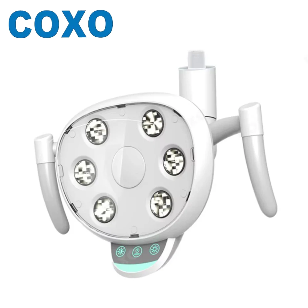 COXO-Lampe LED pour opération dentaire, avec 6 systèmes à double contrôle, haute puissance, avec capteur et interrupteur, équipement dentaire