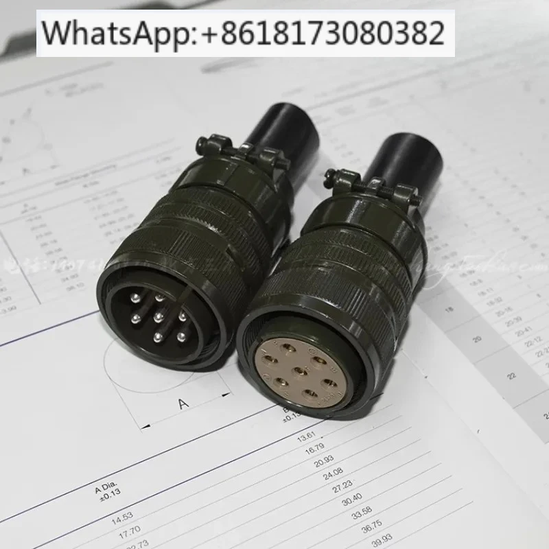 

Прочный авиационный разъем для серводвигателей 3106 3108 24-10S 24-10P, 7-контактный