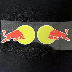 3D Red Bull Sticker Badge Logo Motorcycle Helmet Decal For Honda KTM Suzuki Kawasaki Yamaha