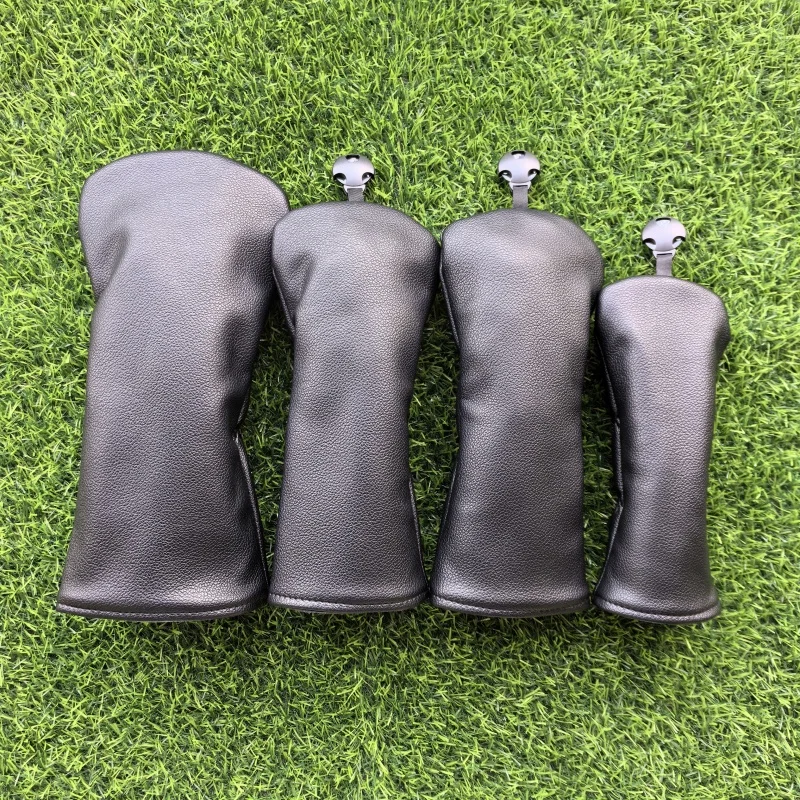 

Чистый цвет Golf Club # 1 # 3 # 5-деревянные головные уборы для водителя Fairway Woods, чехол из искусственной кожи, высококачественные чехлы для головы клюшки