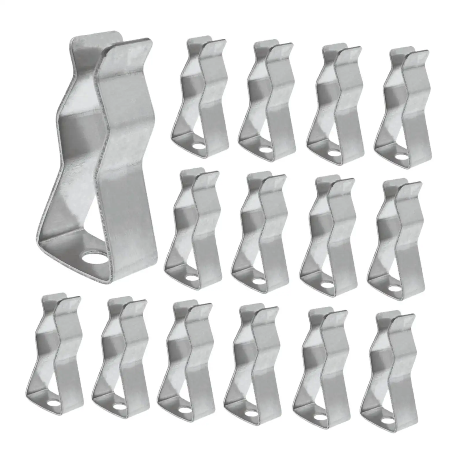 15x Lamp Base Bracket Pipe Clamps Mounting Accessories Fixed Clamp Led Lights Clips Infrared Heating Tube Clamp for Workshops