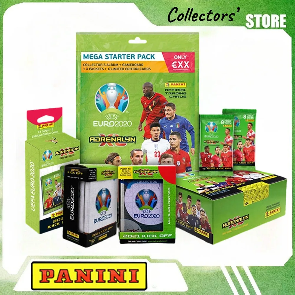 Panini Official 2021 Kick‑Off European Football Athlete Adrenalyn XL Sealed Trading Card Booster Box Limited Foil Hobby Fan Gift