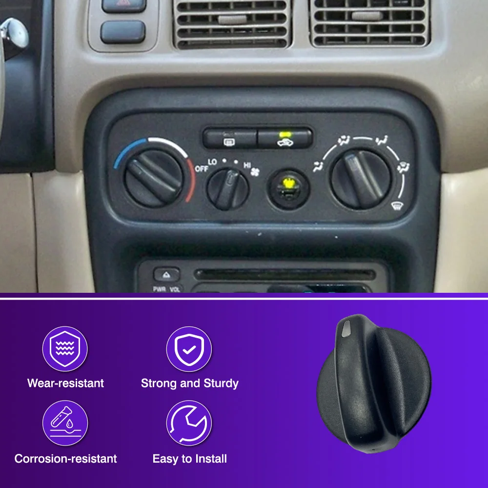 3Pcs Car Ac Knob Ai…