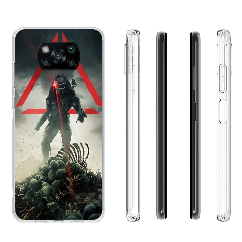 เคสโทรศัพท์เพ้นท์สี Alien VS Predator สำหรับ Xiaomi poco X6 X5 X4 NFC X3 Pro F6 F5 F4 GT F3 F2 F1 M5S M4เคส fundas แบบนิ่ม M3