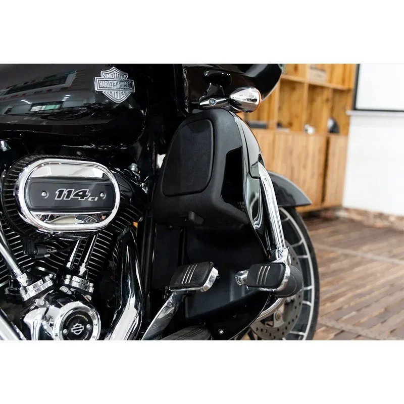 STLF مخصص HD 14 أحدث انسيابية ذات فتحات تهوية سفلية للتجول في شارع الإنزلاق الطريق الإنزلاق الطريق الملك الدراجات النارية أنظمة الجسم المعدلة fo