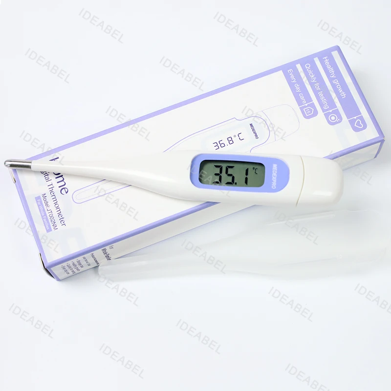 

1 шт., электронный термометр с жесткой головкой, измерение температуры подмышек для полости рта, бытовые термометры для взрослых и детей для лихорадки