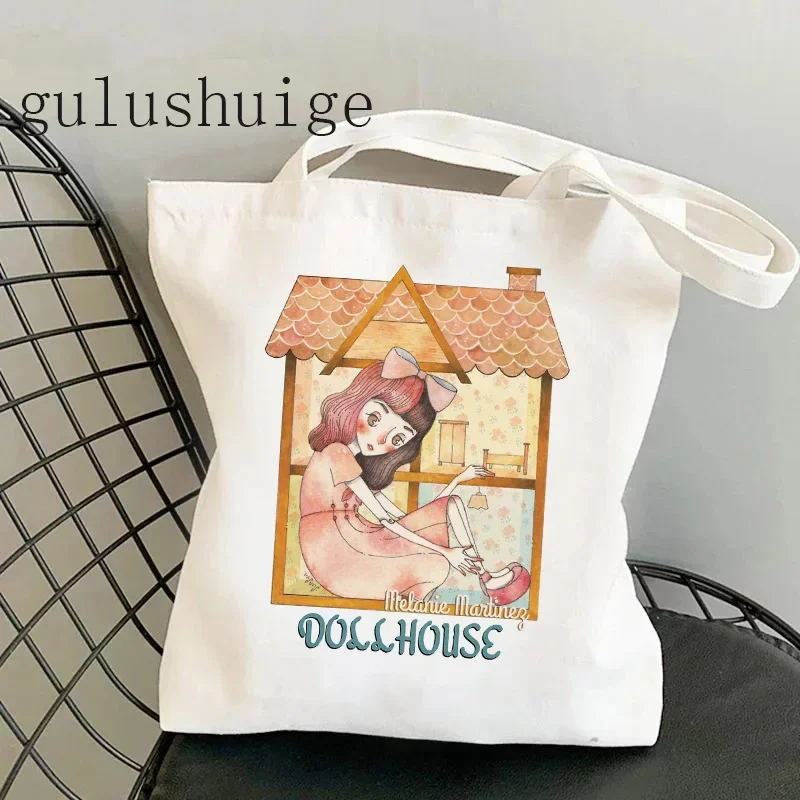 Fashion New in Melanie Martinez  Shopping Bag Eco Manga Tote Harajuku Shopper Bag Women Canvas Shoulder Bag